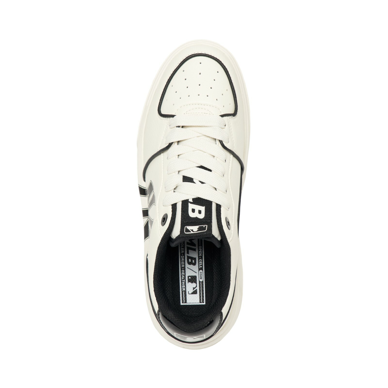 MLB Chunky Liner New York Yankees Shoes NY Baseball Sneakers White/Black US 5-12