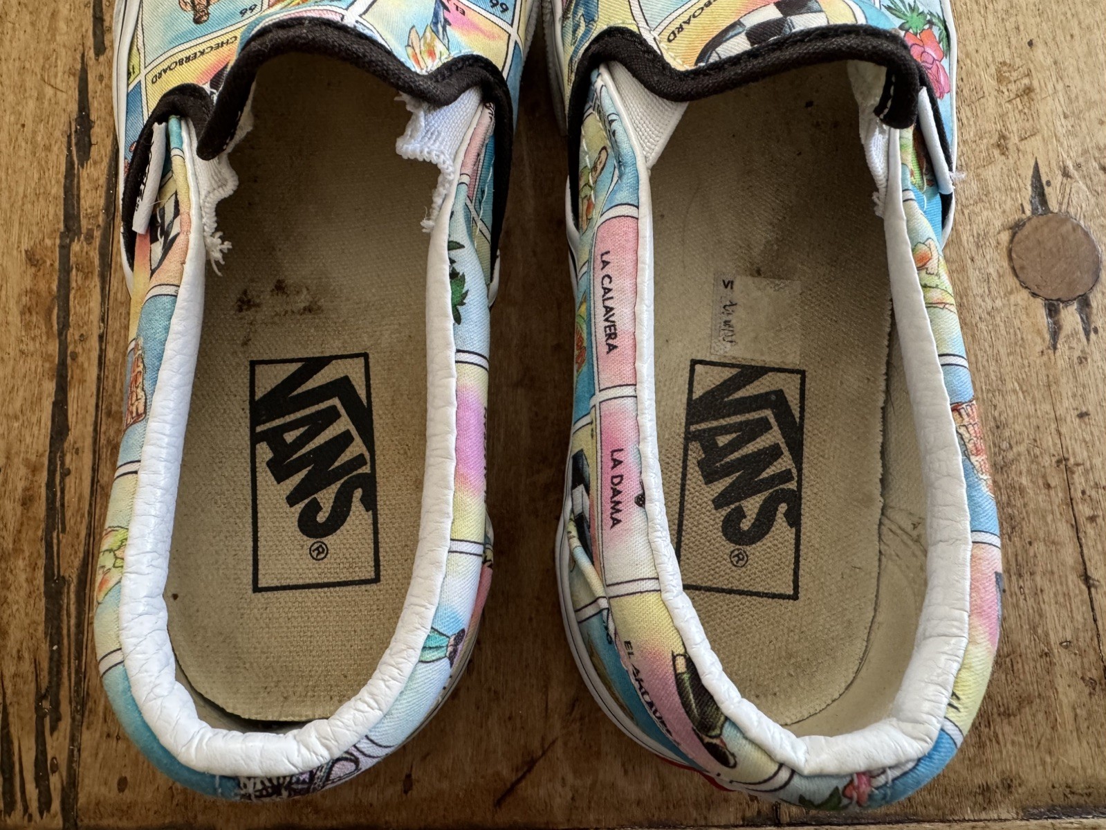 Vans Classic Lotteria Tarot Cards Slip On Sneakers Unisex Men’s 4 Women’s 5.5