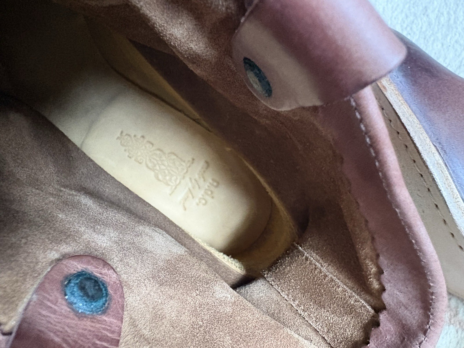 n.d.c. made by hand L Suede Leather Boots Ndc Pull On Chelsea 40 9.5