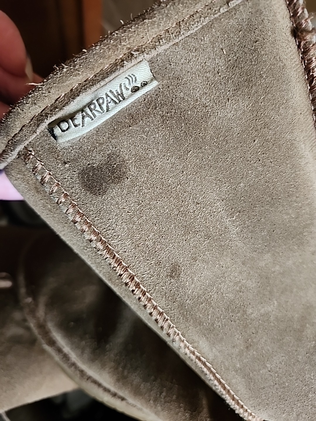 BEARPAW 608 W Emma Short Hickory Womens Casual Boots Size 6 Brown