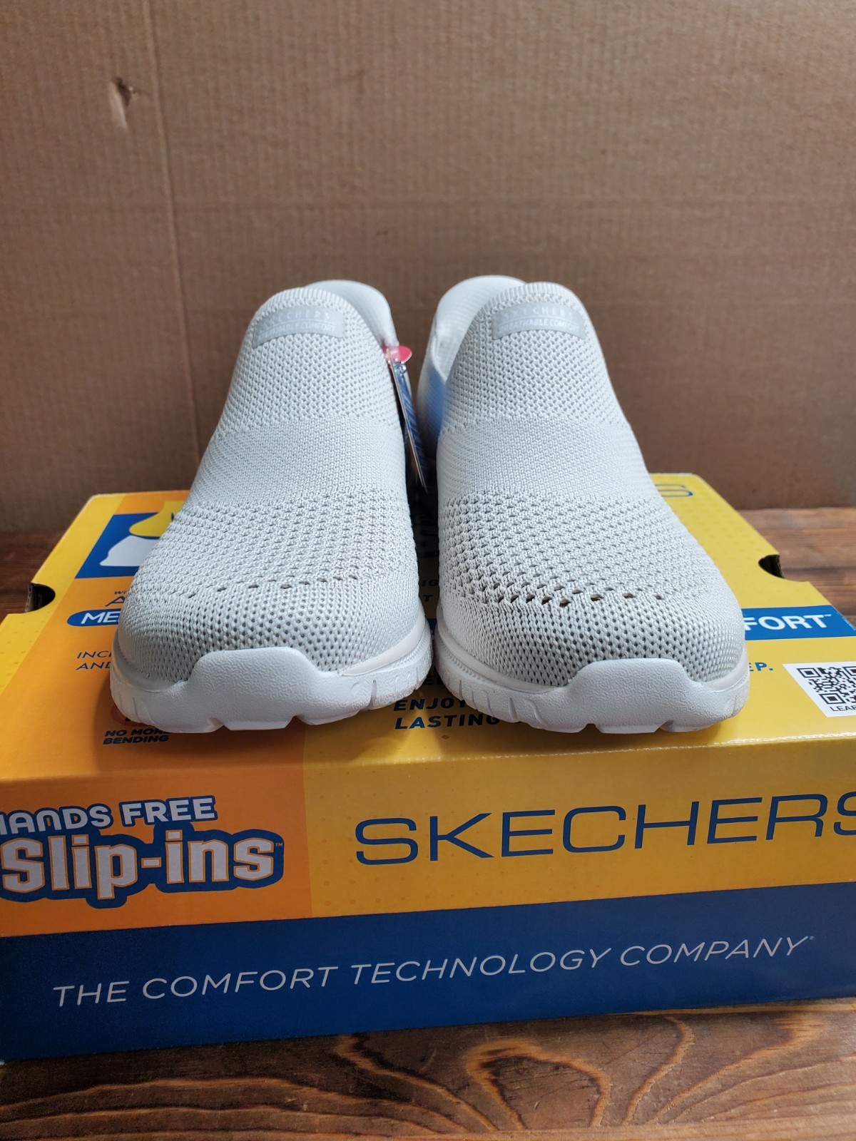 Skechers Performance Go Walk Evolution Gray Slip on Shoes Sneakers New Open Box