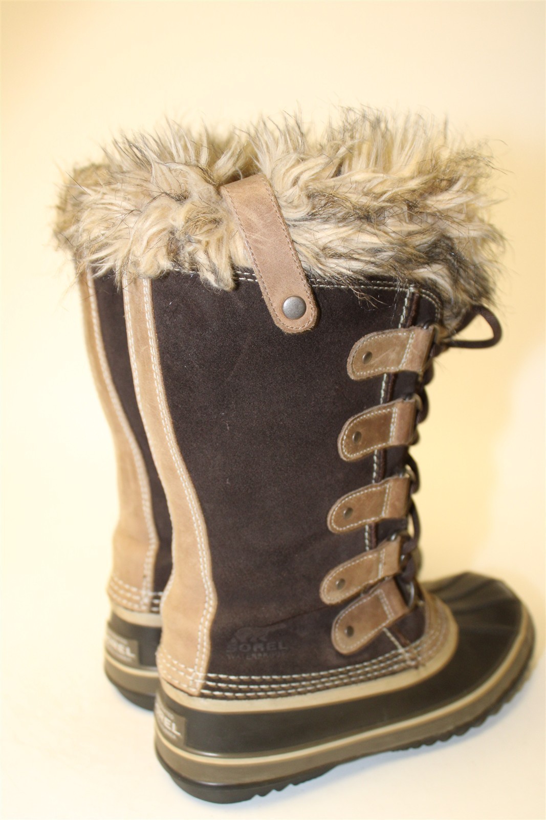 Sorel Waterproof Joan of Arctic Womens Size 7 38 2/3 Tall Warm Boots NL1540-248