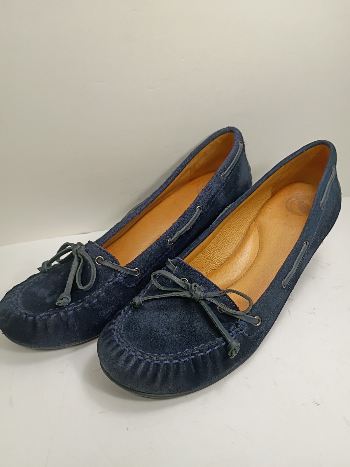 Nurture by Lamaze Leather Dover wedges size 11M Navy blue