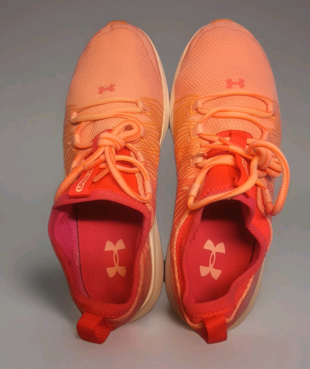 Under Armour Womens Shoe Infinity Pink / Peach Size 8.5 **See Description