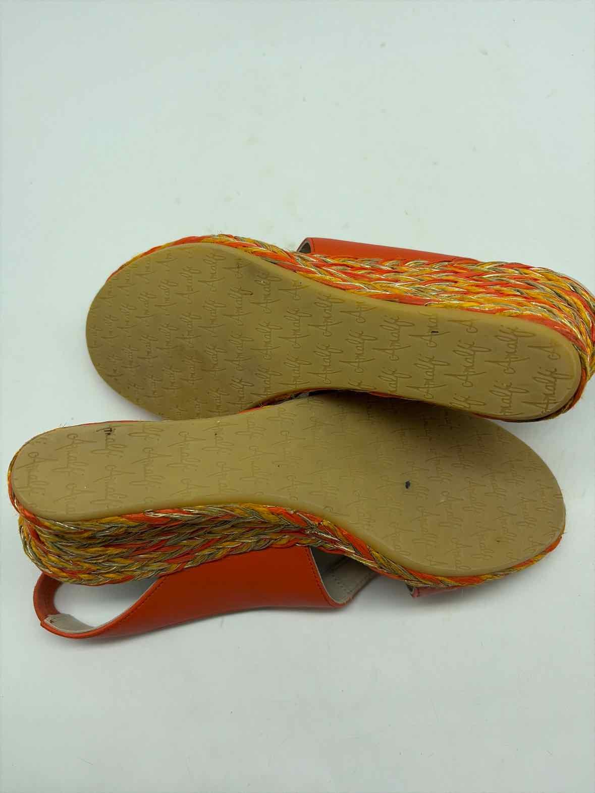 Amalfi Orange Size 8 Espadrille Sandals