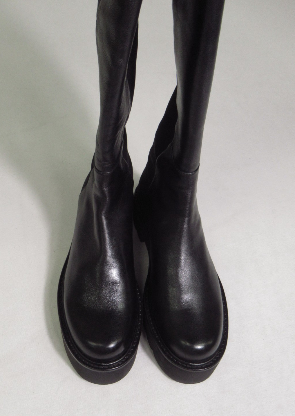 Stuart Weitzman 5050 Ultralift Boot Nappa Leather Stretch Womens US 6.5 and 7