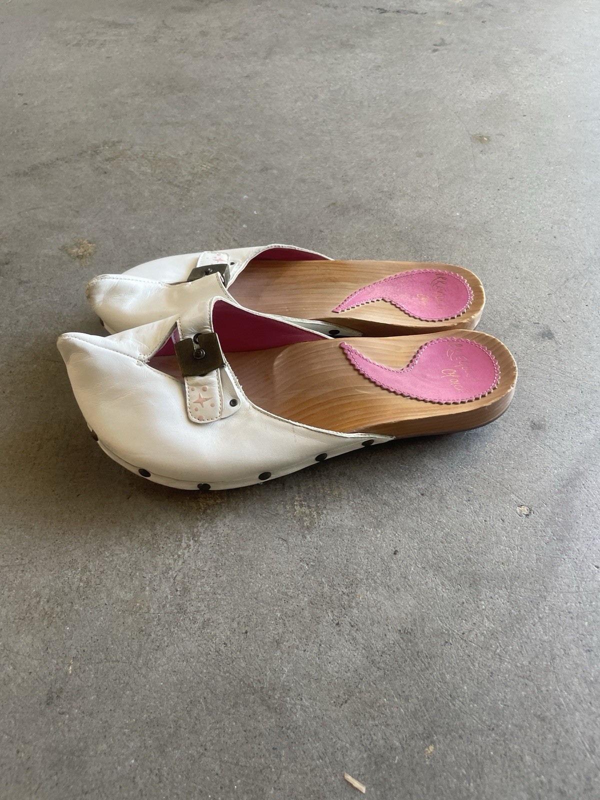 Irregular Choice Elf Upturned Wood Block Clog PlatformUnique Shoes Size 7