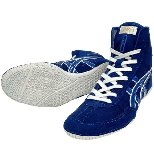 ASICS A524 Boxing/Wrestling Shoes(EX-EO TWR900 Successor)BluexBlue US6.5/24.0cm