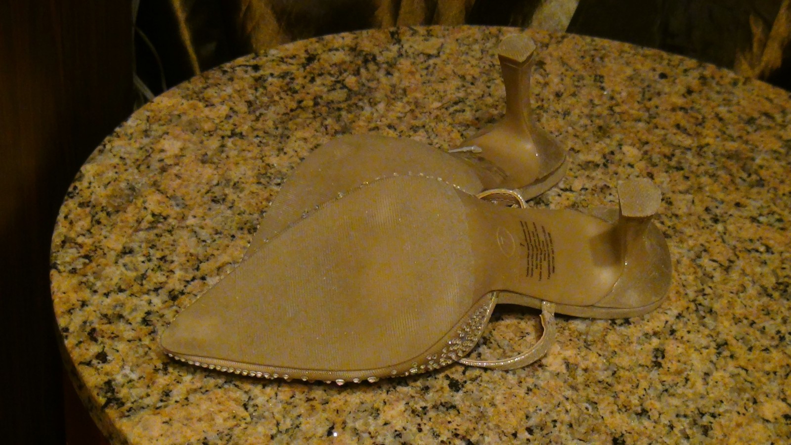 Women’s Sonia 3.25″ Stilito Heels Jeweled A New Day Size 7 Beige