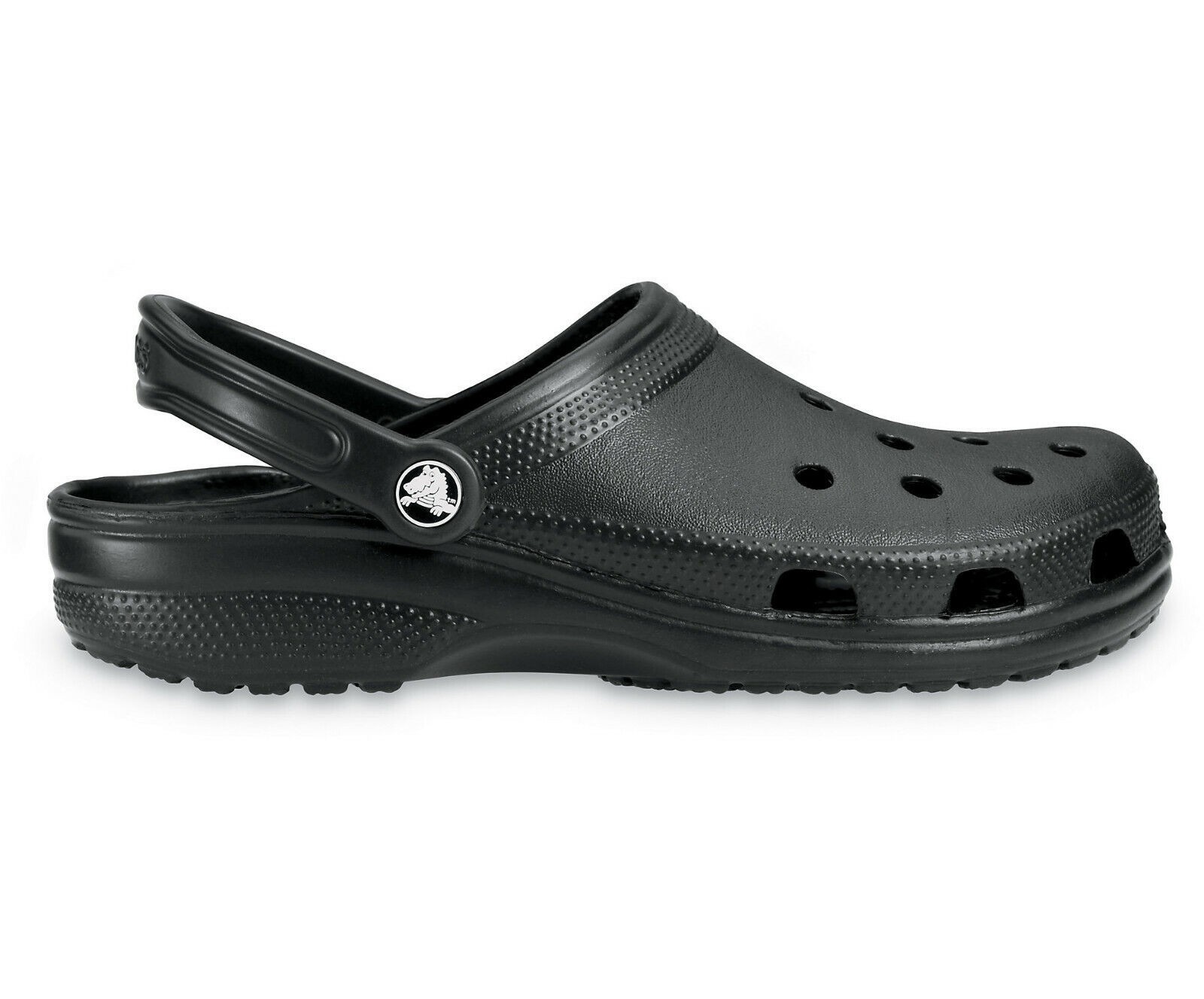 Versatile Black Classic Clogs Slip On Unisex Adult Shoes for Everyday Use