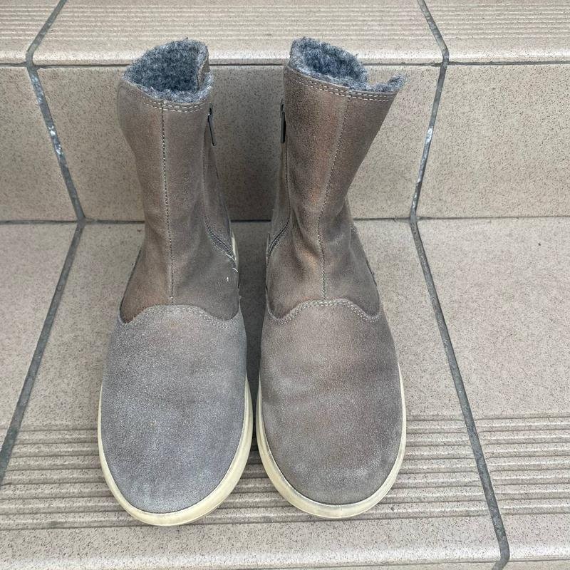 women ecco boots beige 36