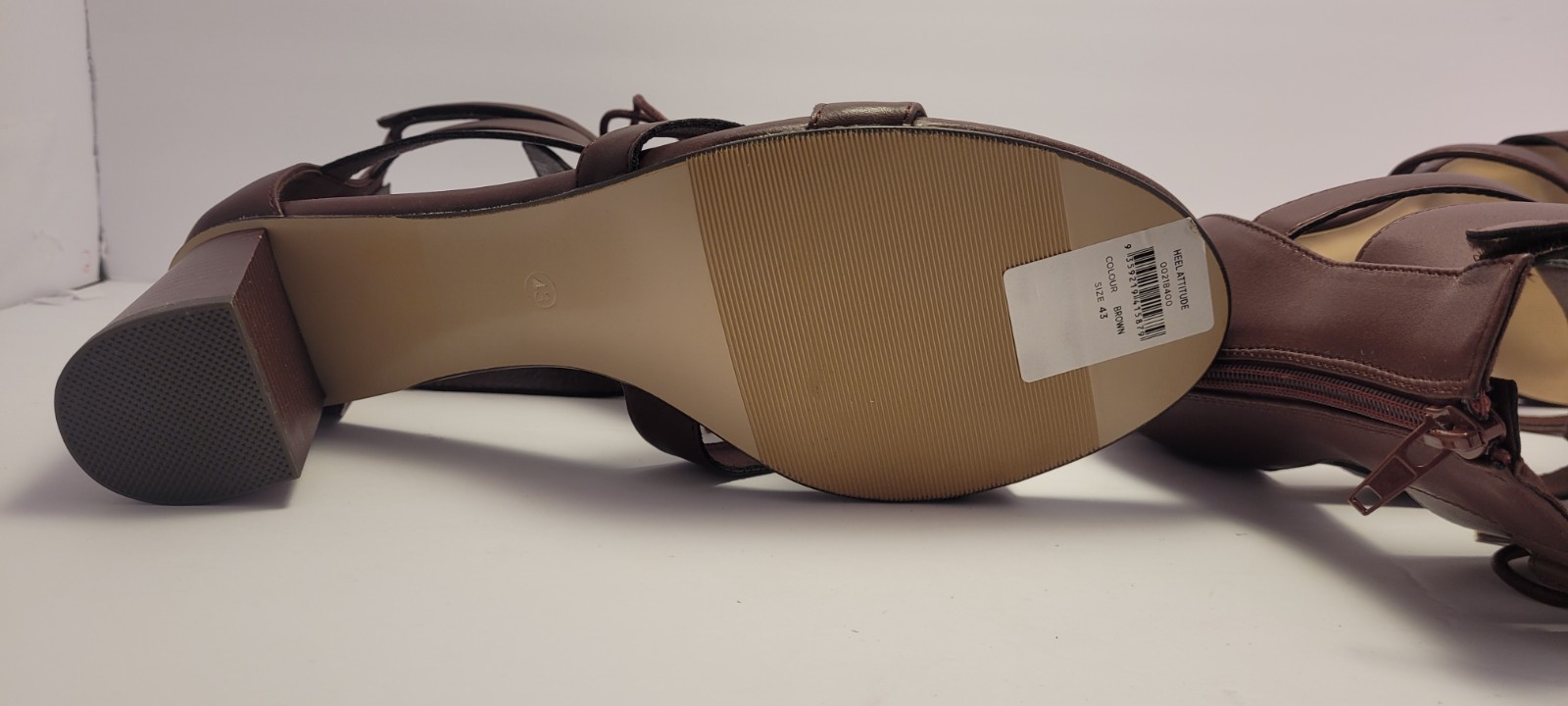 CITY CHICK »HEELATTITUDE» WOMENS SIZE 43UK/11.5US BROWN SHOES