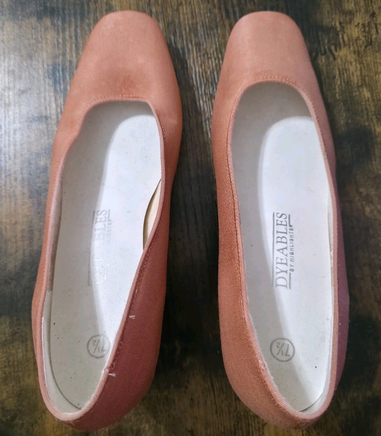 Dyeables by highlights Pink Satin Heels Shoes Women’s Size 7.5