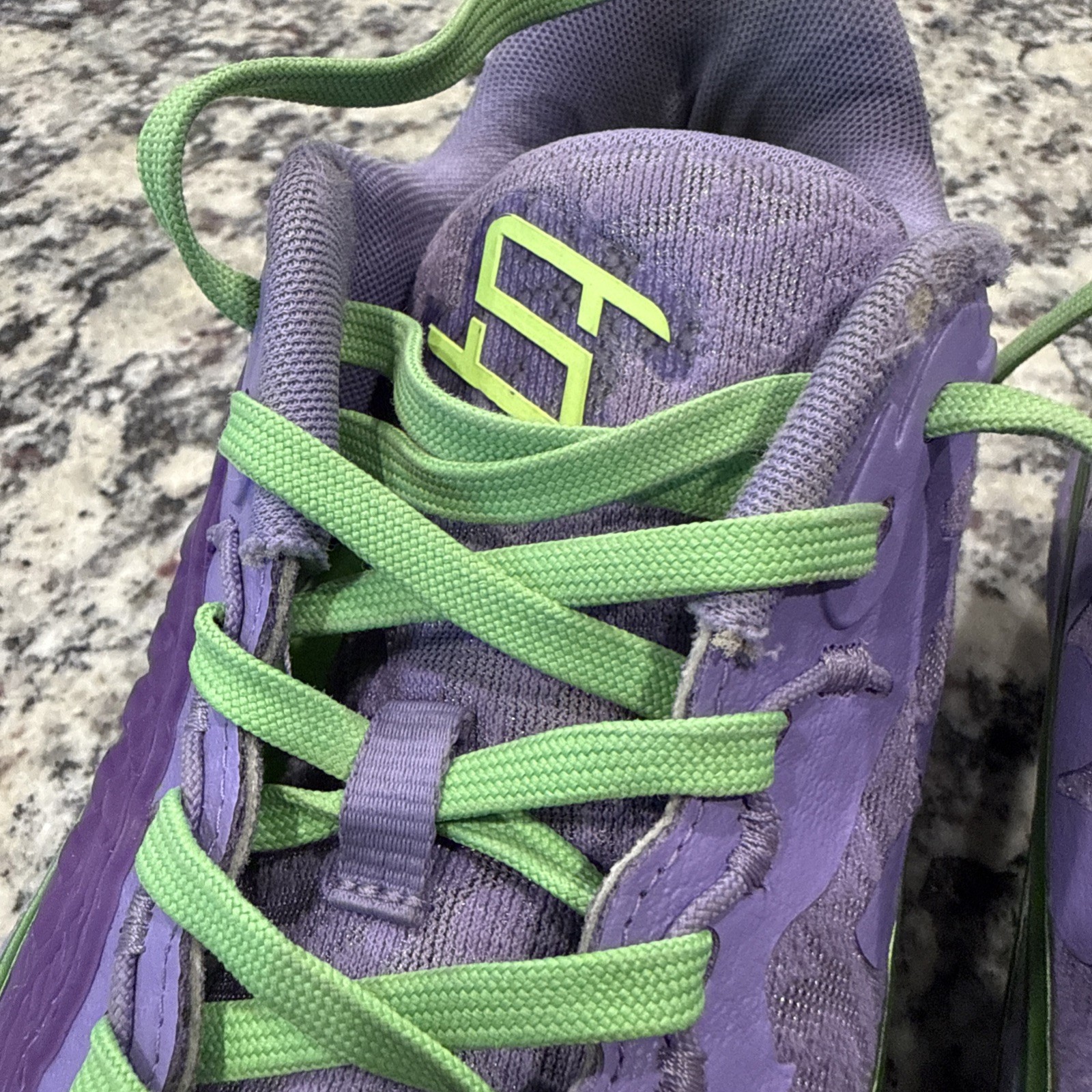 PUMA Stewie X 3 Lace Em Up Basketball Womens 13.5 Purple Sneakers 311346-01