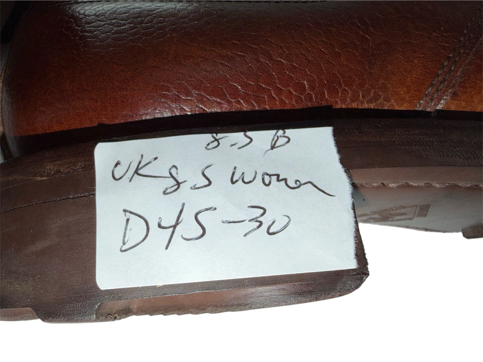 Ralph Lauren Crockett Jones Bench Oxford Shoes Women Sz 9.5 B Brown England YGI