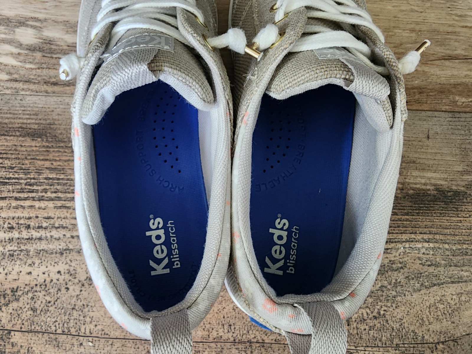 Keds Center III Women Canvas Sneakers | Grey | Size 10M