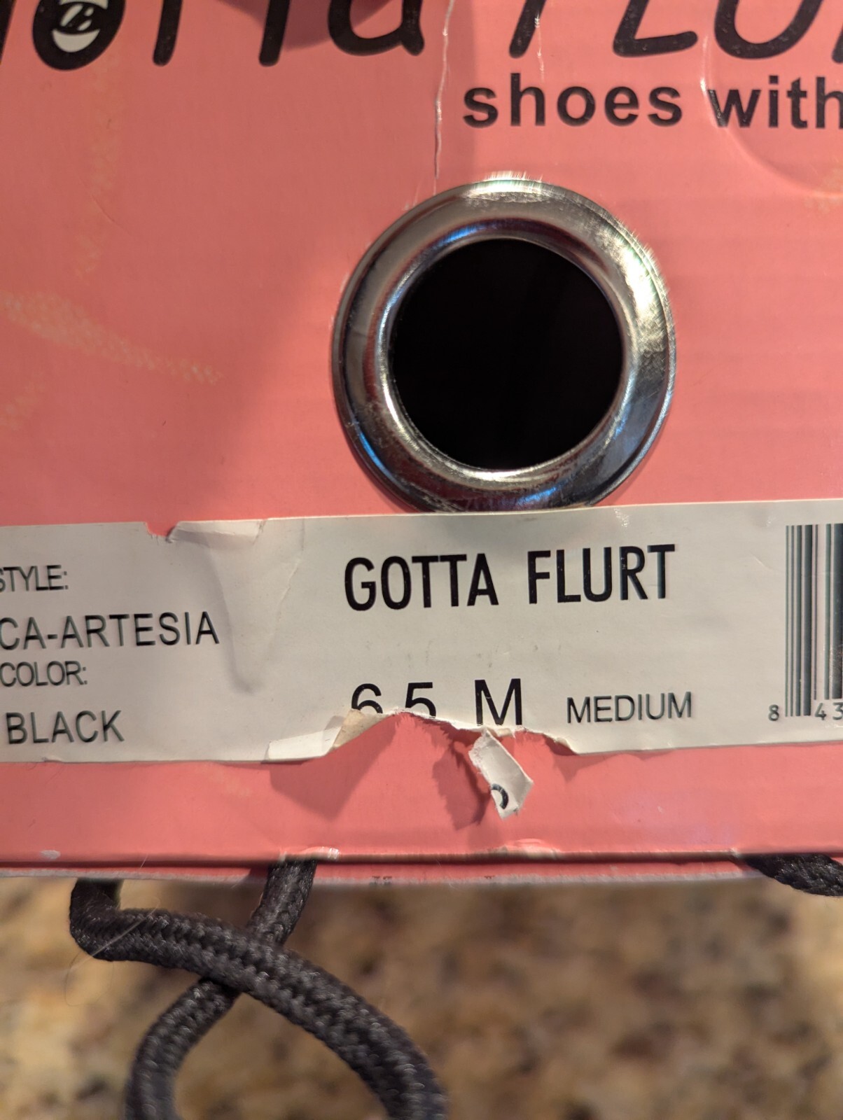 Gotta Flirt Brand And Silver Shimmery Sneakers Size 6.5