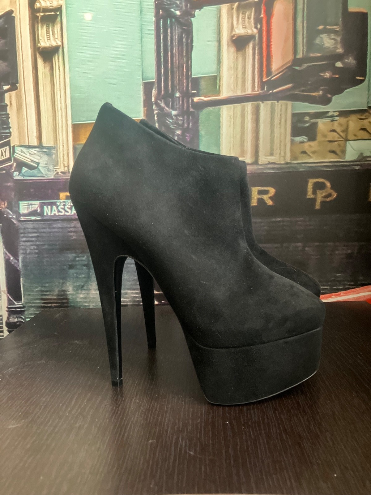 Giuseppe Zanotti black suede pumps new size 38.5