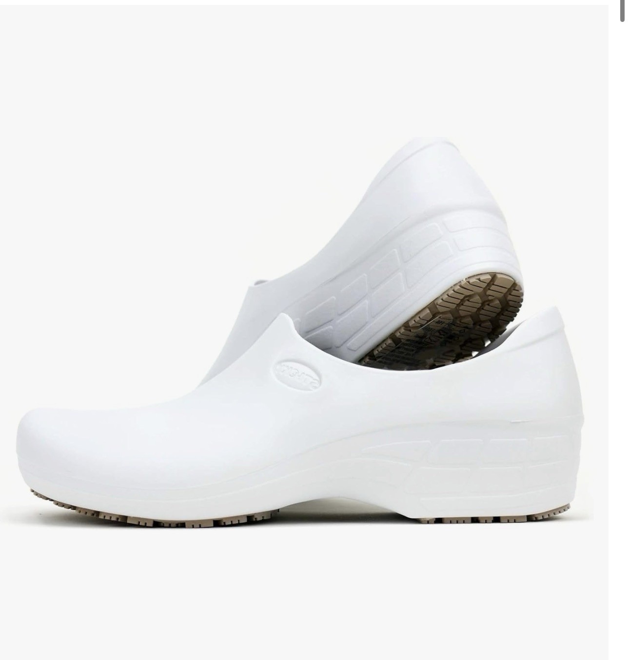 NEW STICKY (Brand) Waterproof Clogs, Removable Insole, White, Size US9