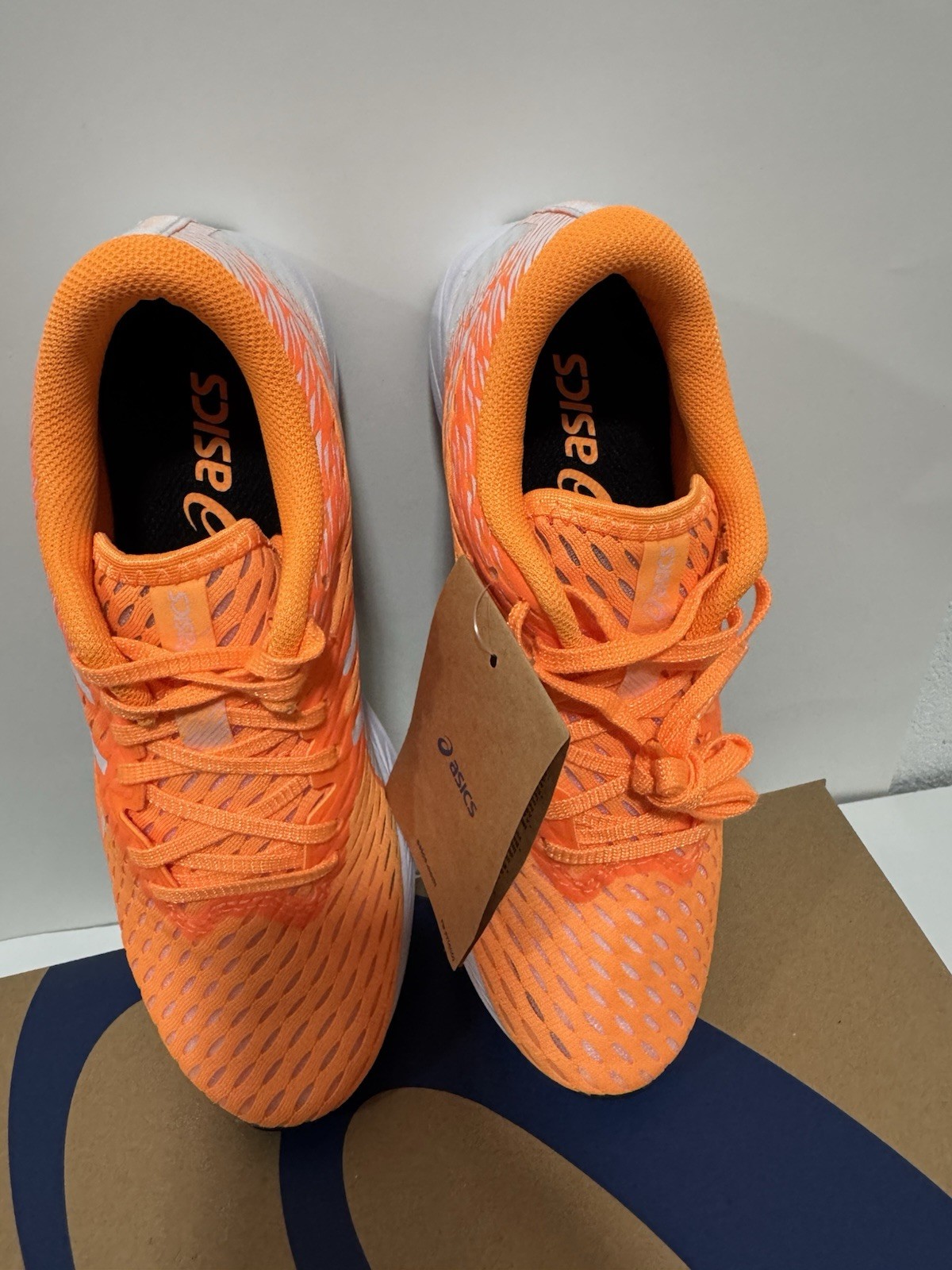 ASICS WOMEN’S HYPER SPEED ORANGE POP WHITE 1012A899-800 SHOES women size 12.0