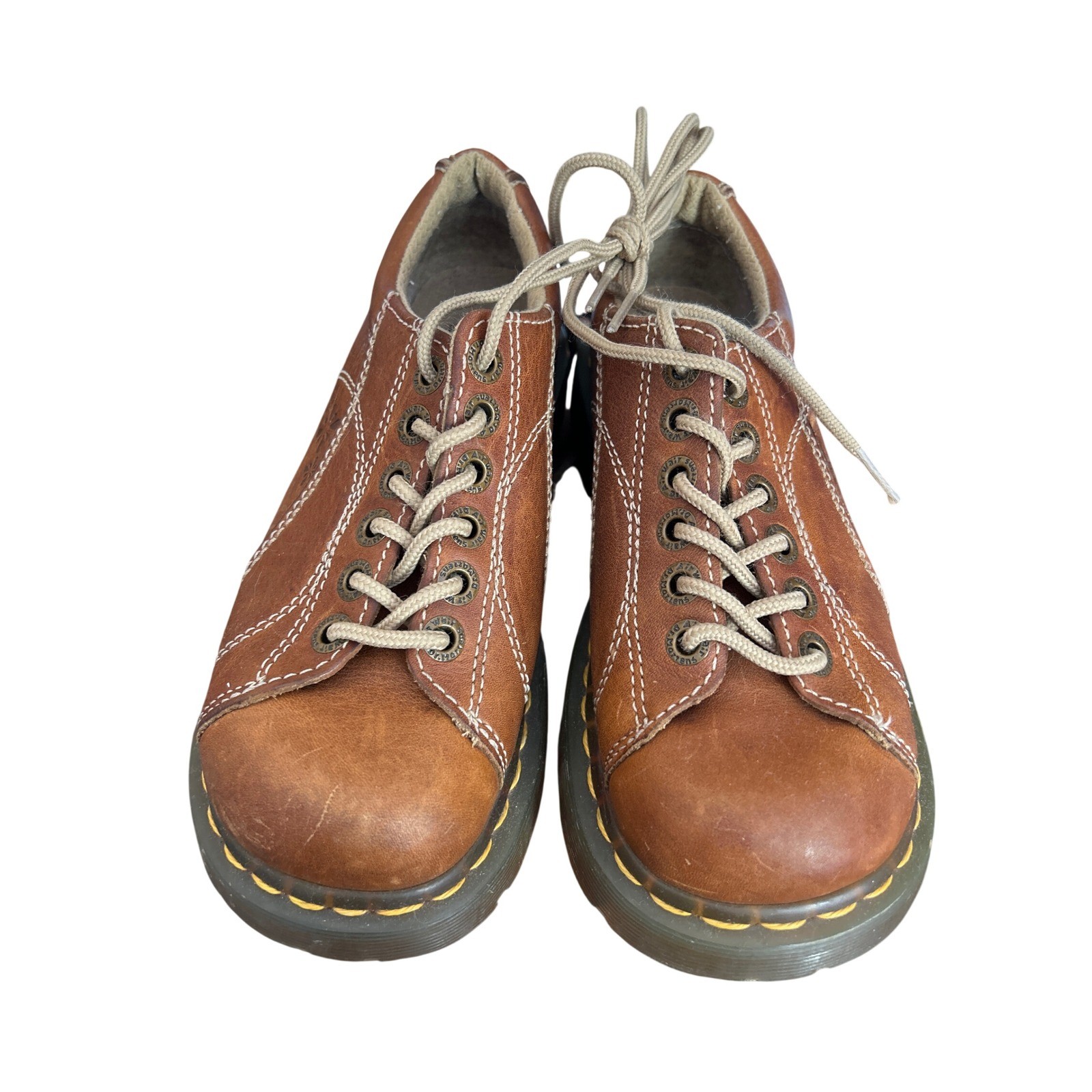 Vintage Dr. Martens 12283 Platform Shoes Y2K Grunge Cottagecore Granola Earthy