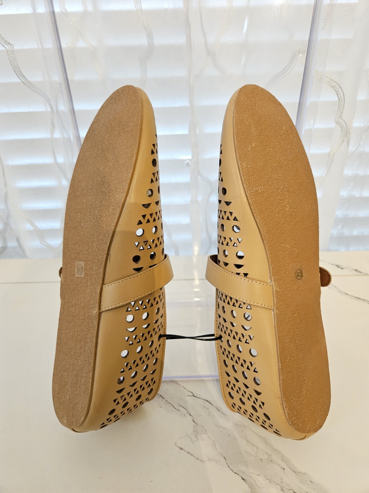 Beige Flats Women Size 12 Size 6