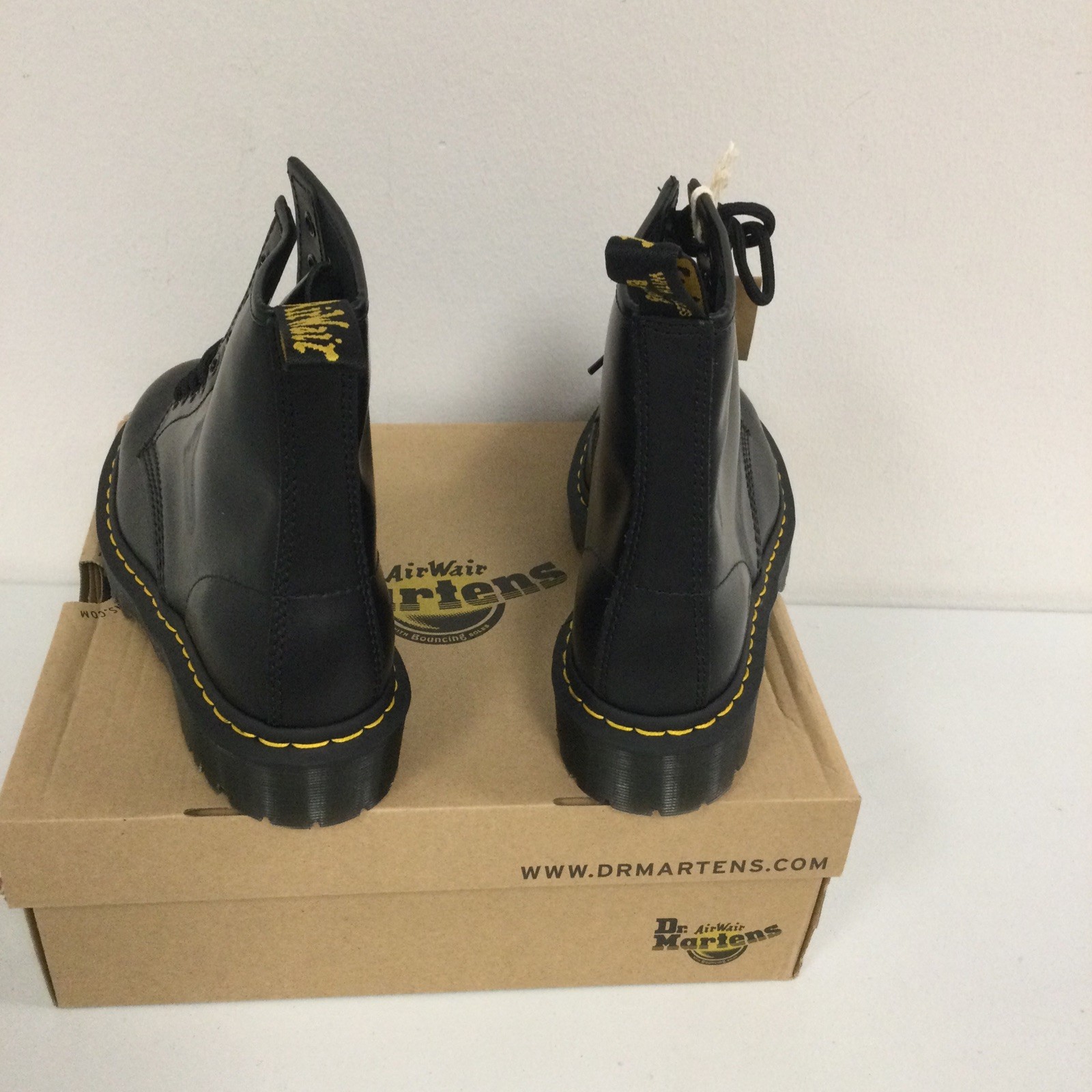 DR. MARTENS 1460 Bex Boots Black Smooth New 25345001 W-10 M-9