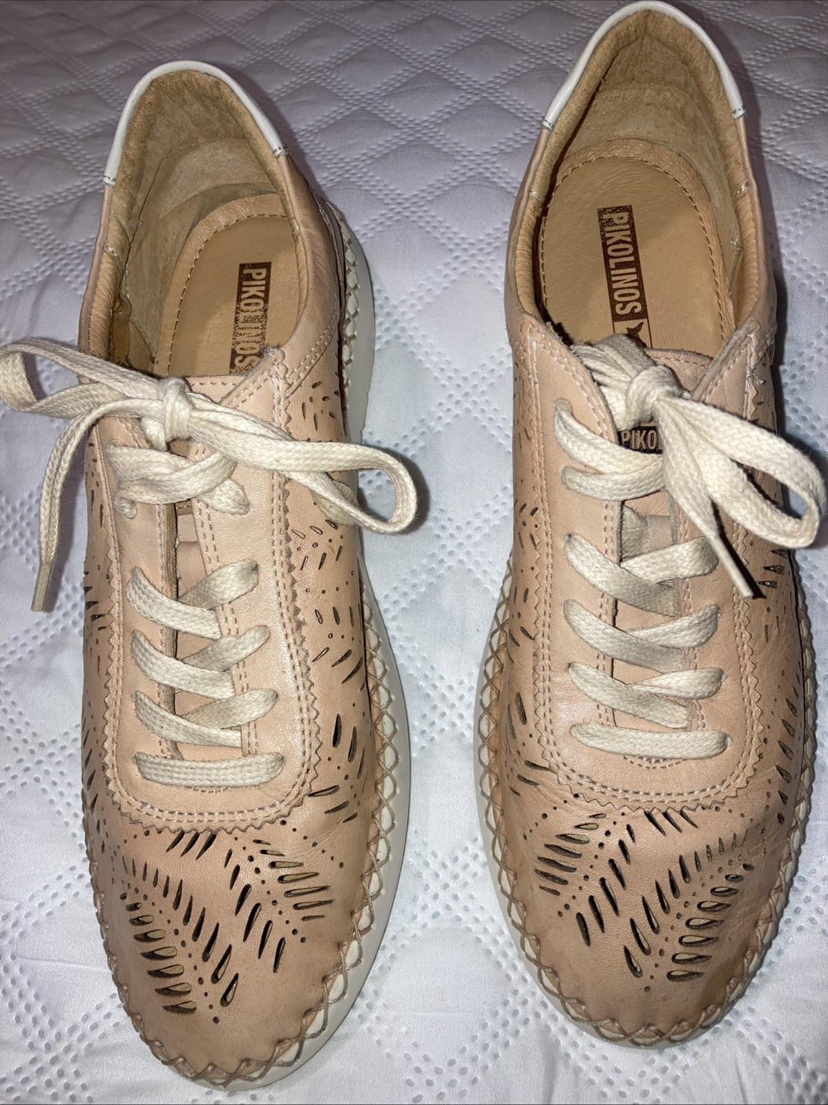Pikolinos Women’s Mesina Genuine Leather Sneakers Size EU 40, US 9-9.5 ‼️READ