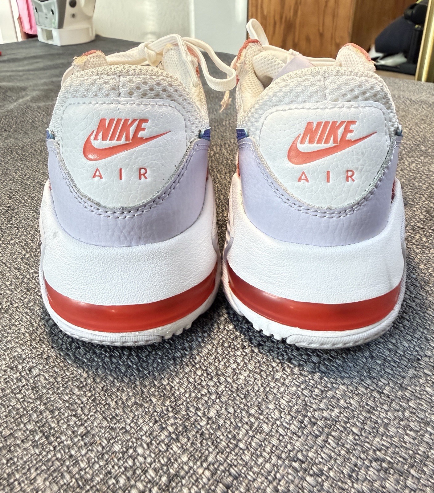 Nike Air Max Excee Pure Violet Magic Ember Low Top Lace-Up Mesh Sneakers
