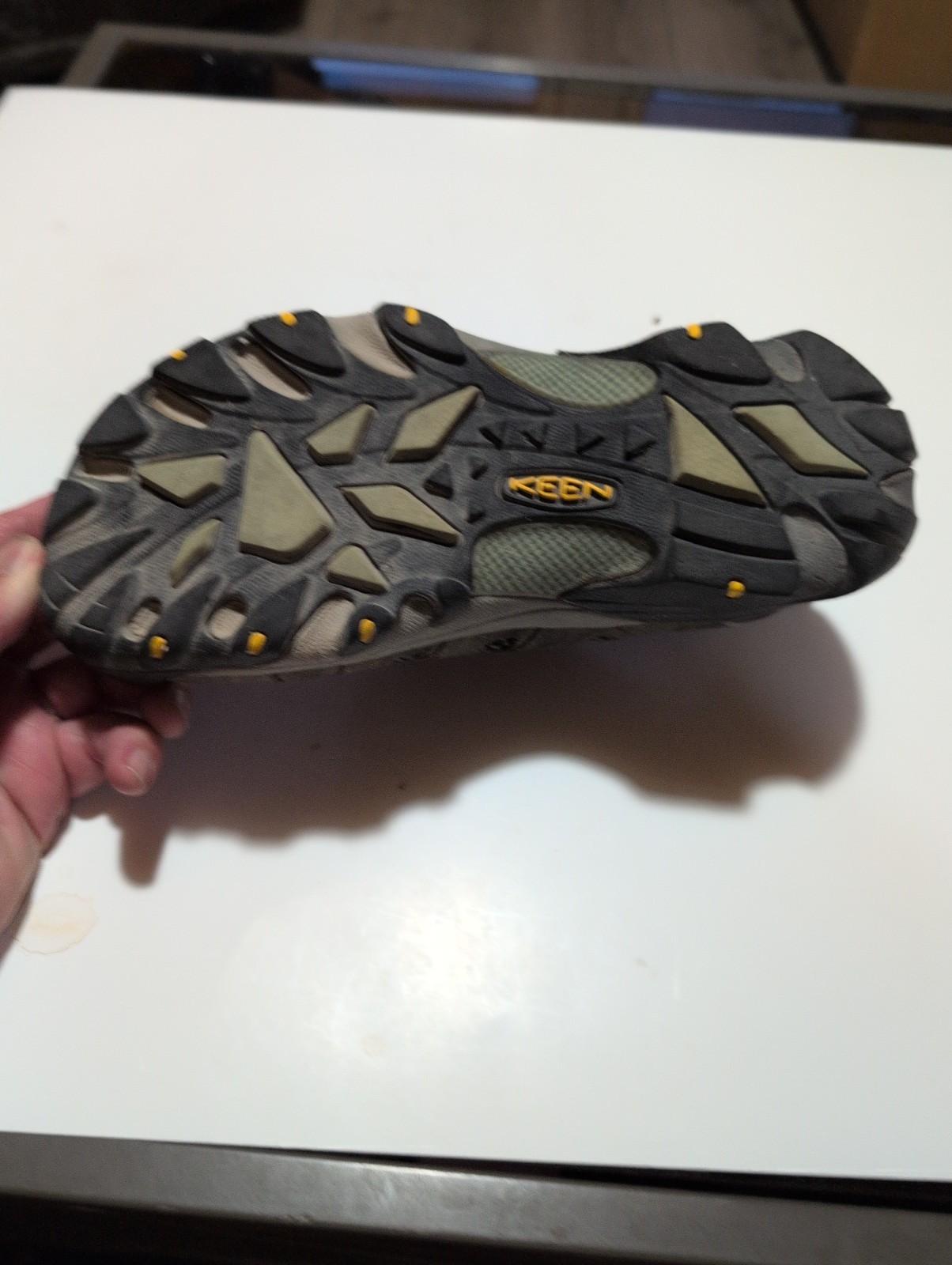 Keen Voyager Vented Hiking Shoes Women’s Brown Leather Trail – US 8.5