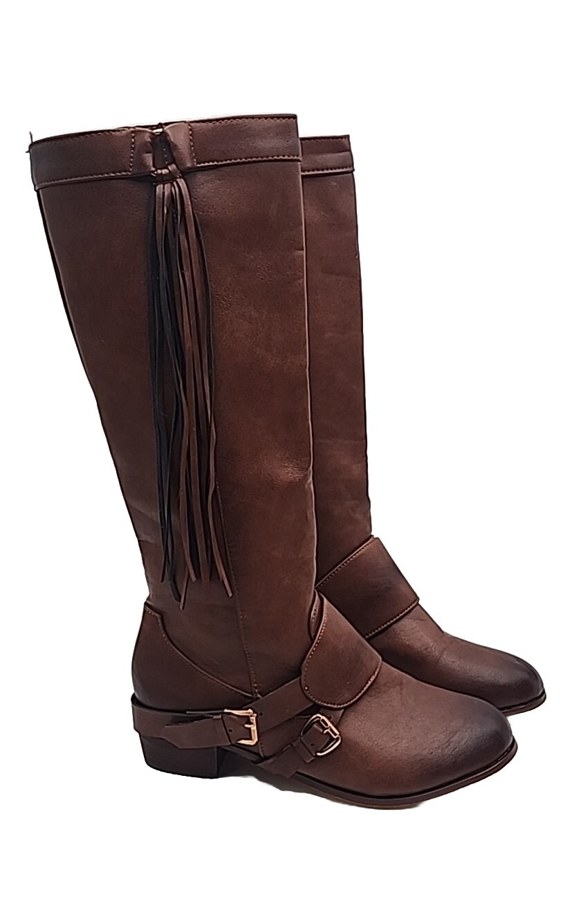 FITORON Womens Knee High Boots- Fashion Large Size Boots Autumn Long Tube Low…