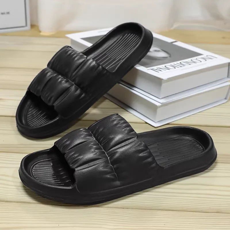 Women’s EVA Beach Slippers Indoor Lightweight Non-slip Shower Shoes Soft and Com