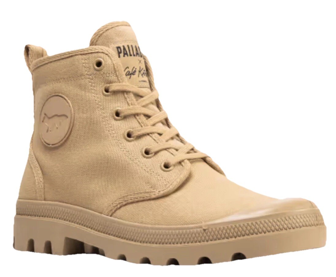 Palladium X Café Kitsune Paris Boots Women’s 6 Pallabrousse Woodlin 37 NEW