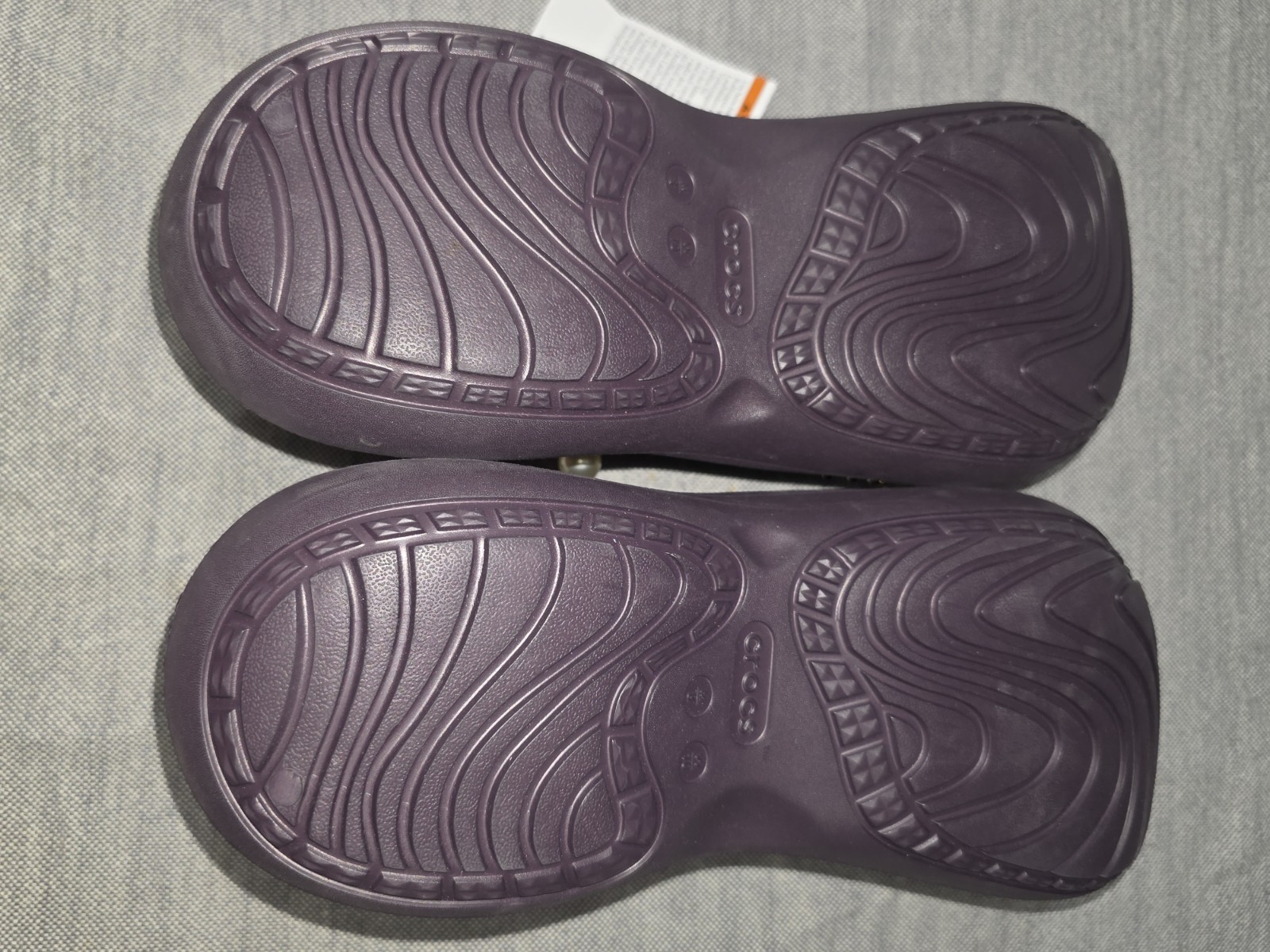Crocs Phaedra Embelished Purple Platform Shoe Women Size 10