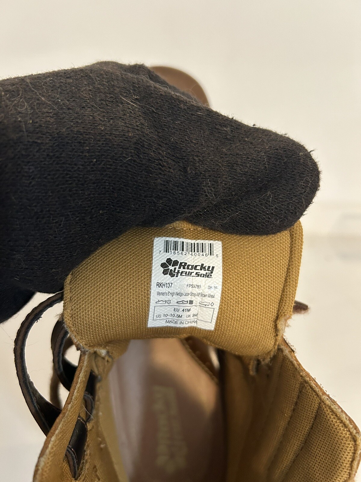 Rocky 4EurSole Concerto Boots Tan Multi-Brown Women’s US Size US 10-10.5 EU41 M