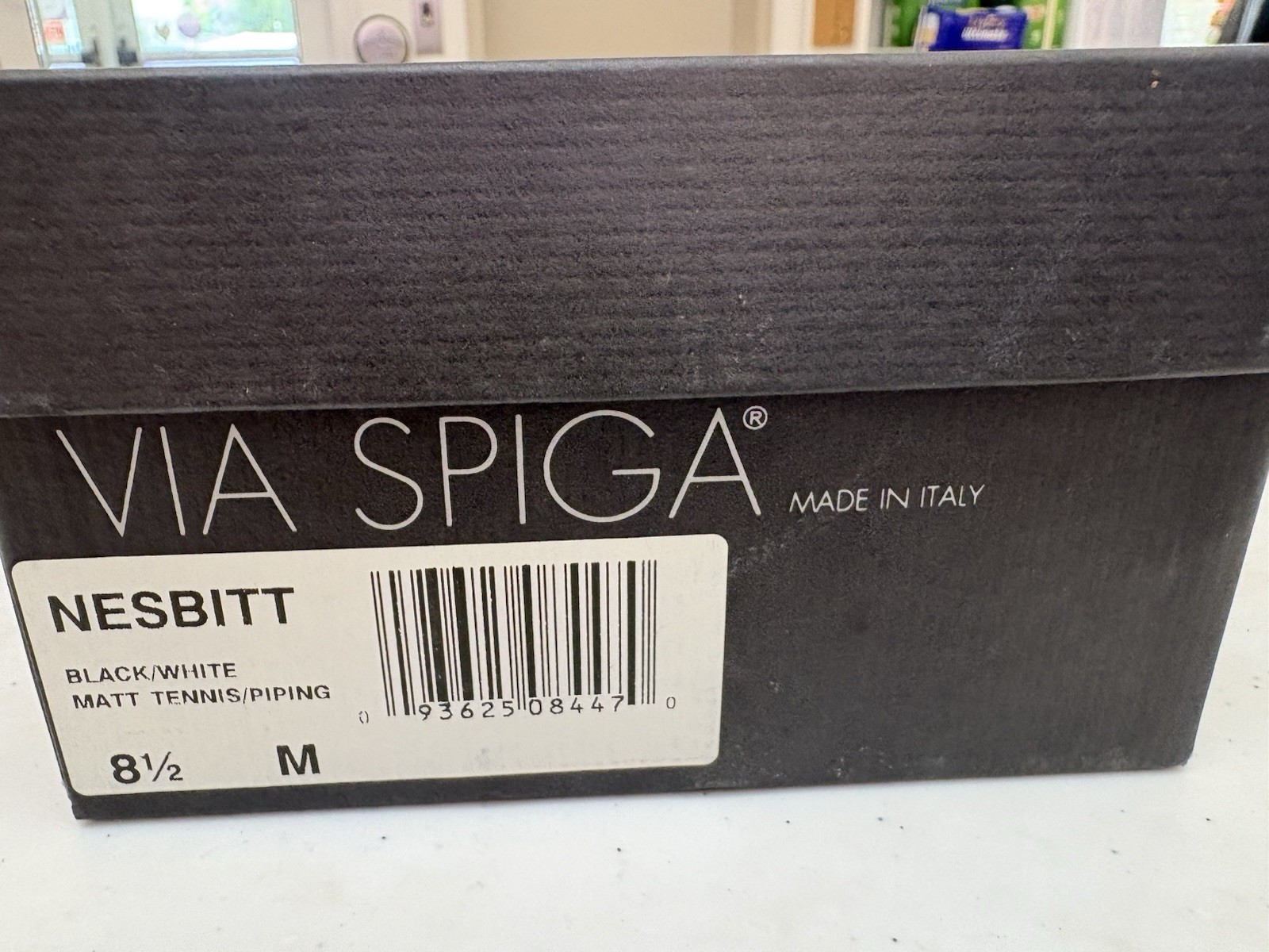 Via Spiga Women’s Black/White Pointed Toe Pump Stiletto Slip On US 8.5 M