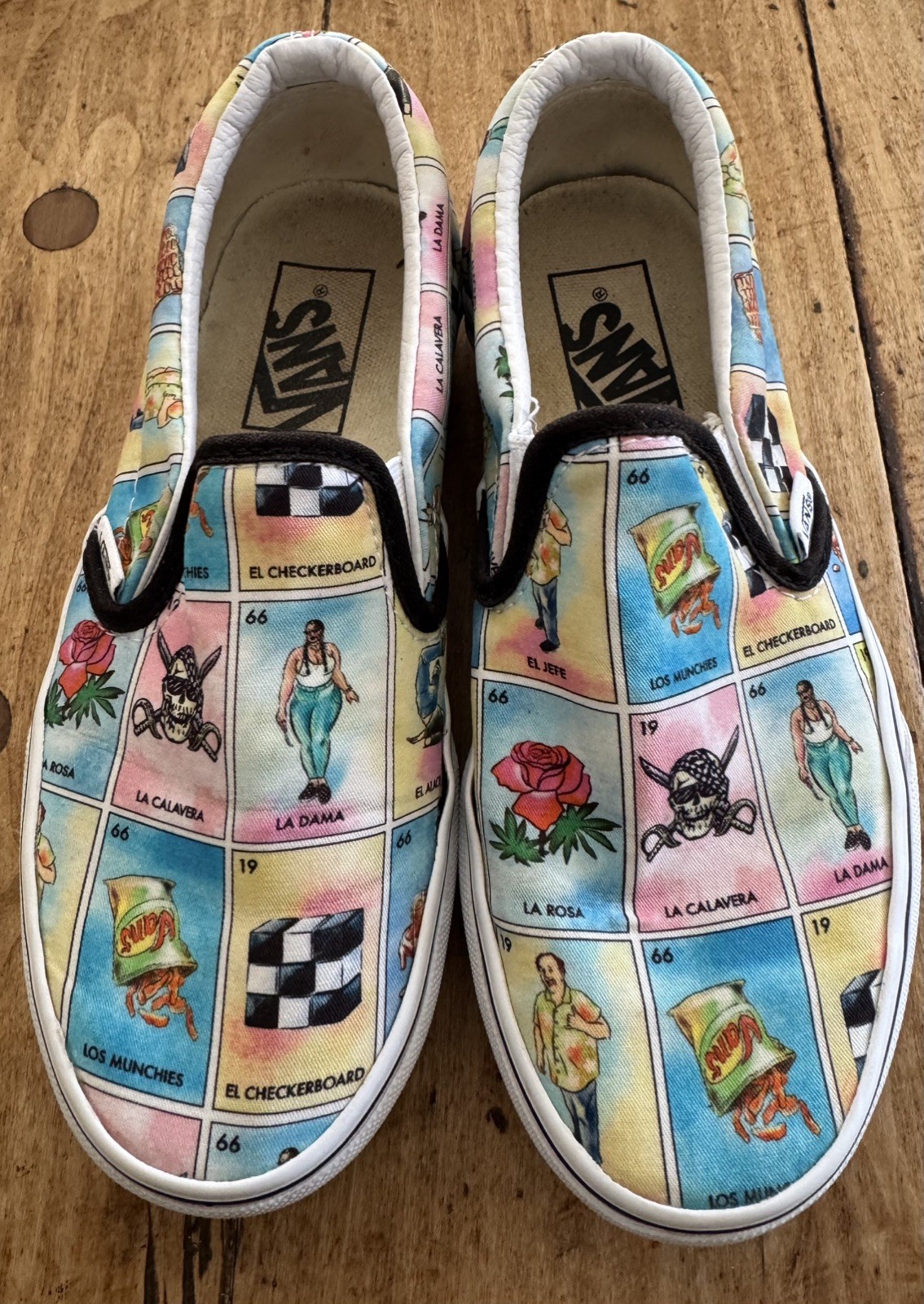 Vans Classic Lotteria Tarot Cards Slip On Sneakers Unisex Men’s 4 Women’s 5.5
