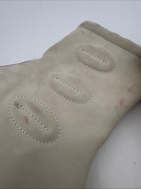 Ecco Cream Zip Mid-Calf women latex Boots 38 wool lining casual office outdoor