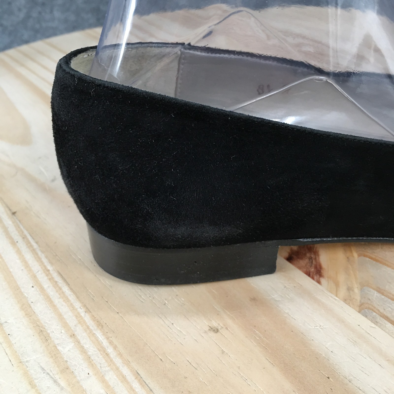 Talbots Shoes Womens 8.5 Ballet Flats Slip On Round Toe Comfort Low Top Black