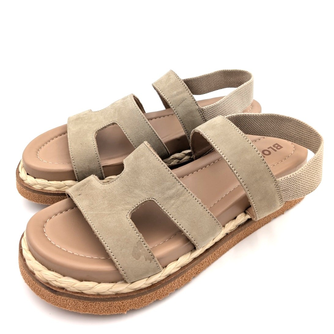Blondo Fernanda Slingback Platform Sandal Women’s Sand Tan Size US10M EU41