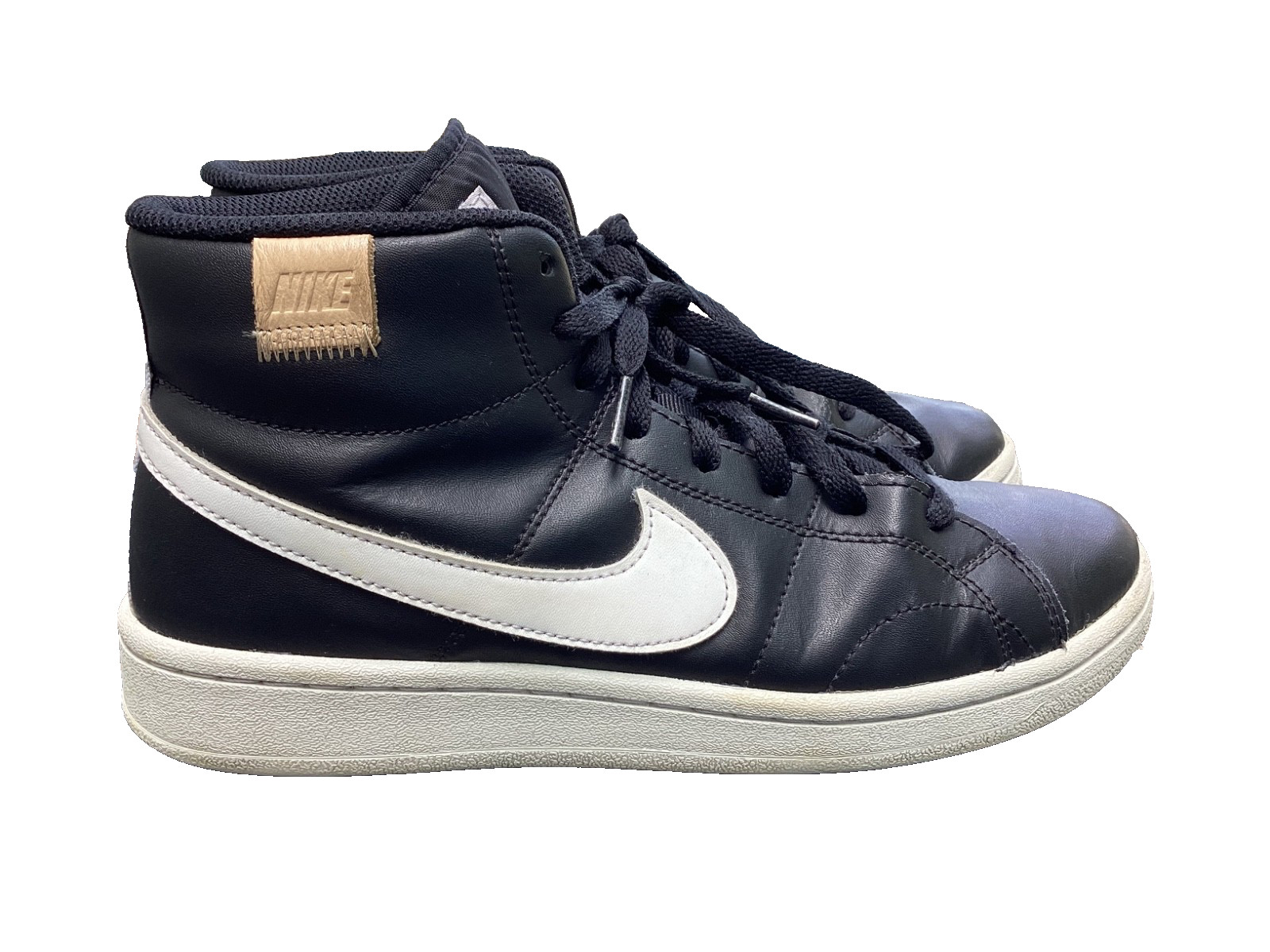 Nike Court Royale 2 Mid/High Black and White Women’s size 8.5