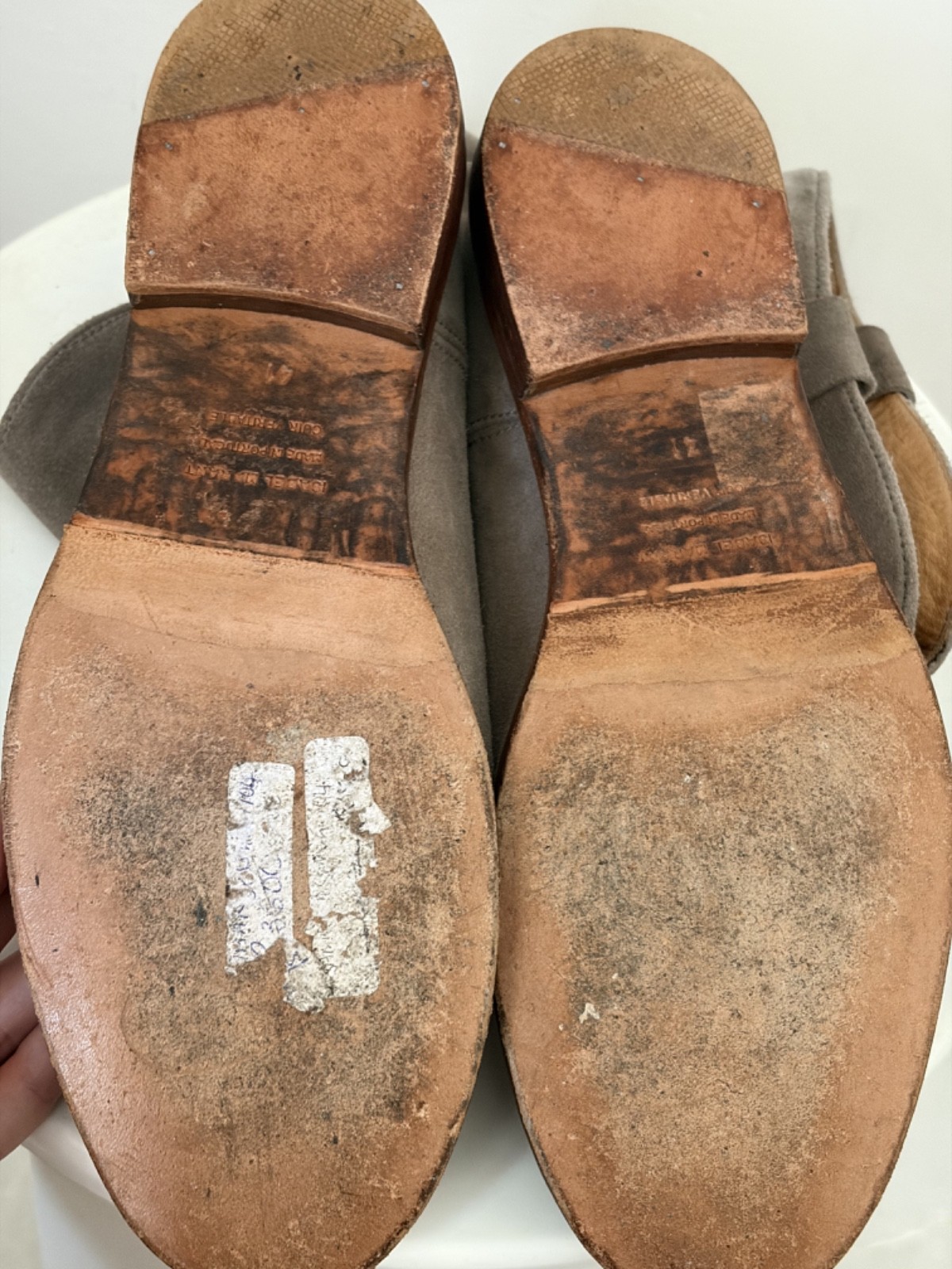 ISABEL MARANT – boots susee – suede – light grey – 41
