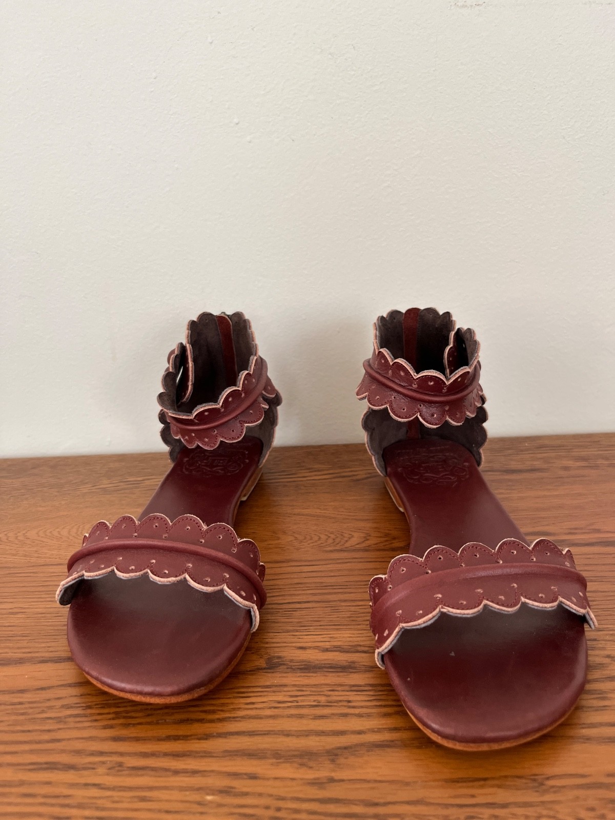 Bali ELF US 6.5 EU 37 Midsummer Bohemian Leather Sandals In Vintage Brown $205