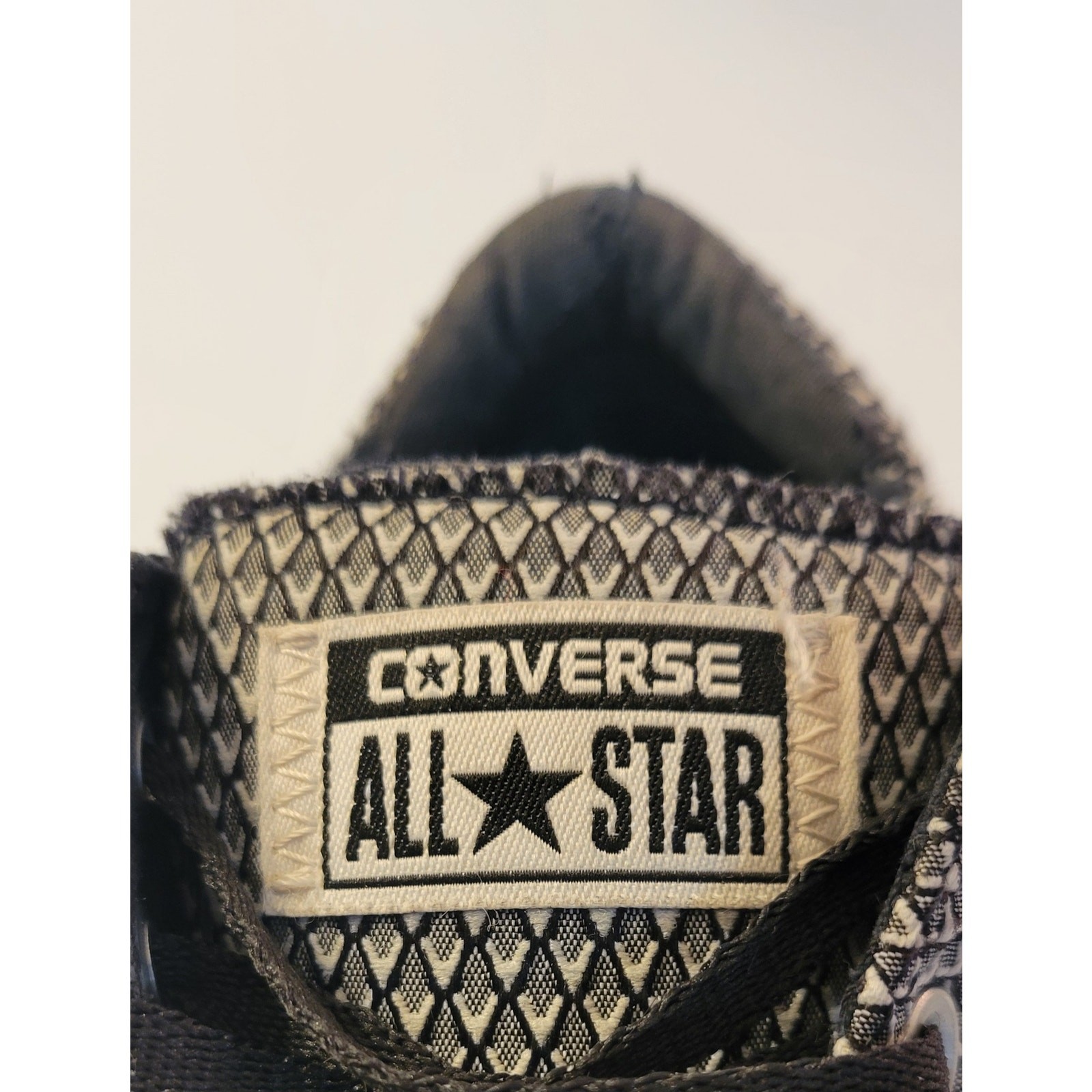 Converse Chuck Taylor All-Star Sneakers Low Top Black White Arrow Womens Size 8