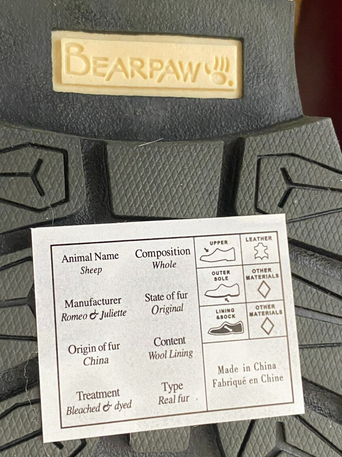 $100 BEARPAW🐾 Marina Boots | Nylon & Leather Upper | Wool Blend | Hickory | 6