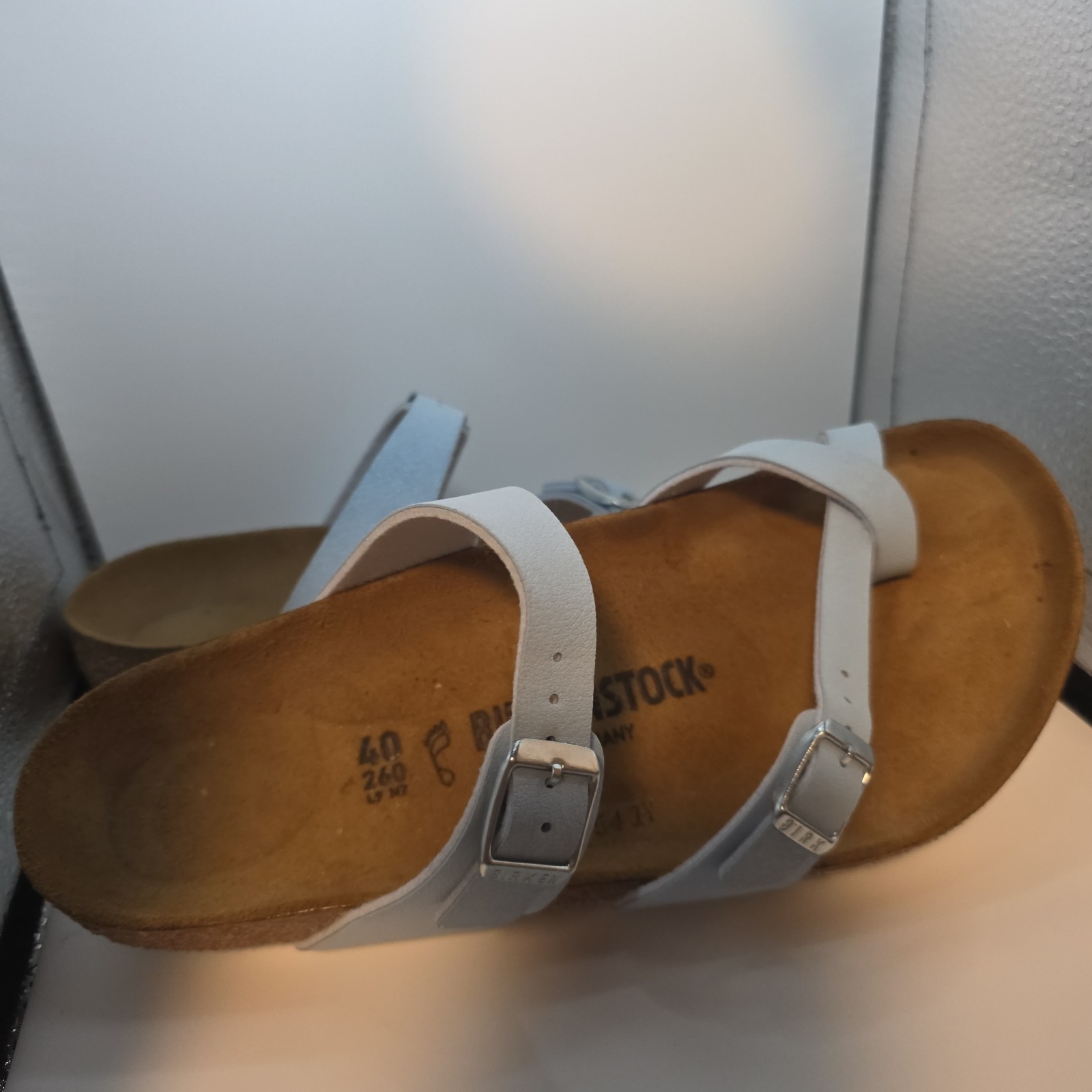 Birkenstock Sandals 40/US Size 9 Mayari Baby Blue Regular Fit
