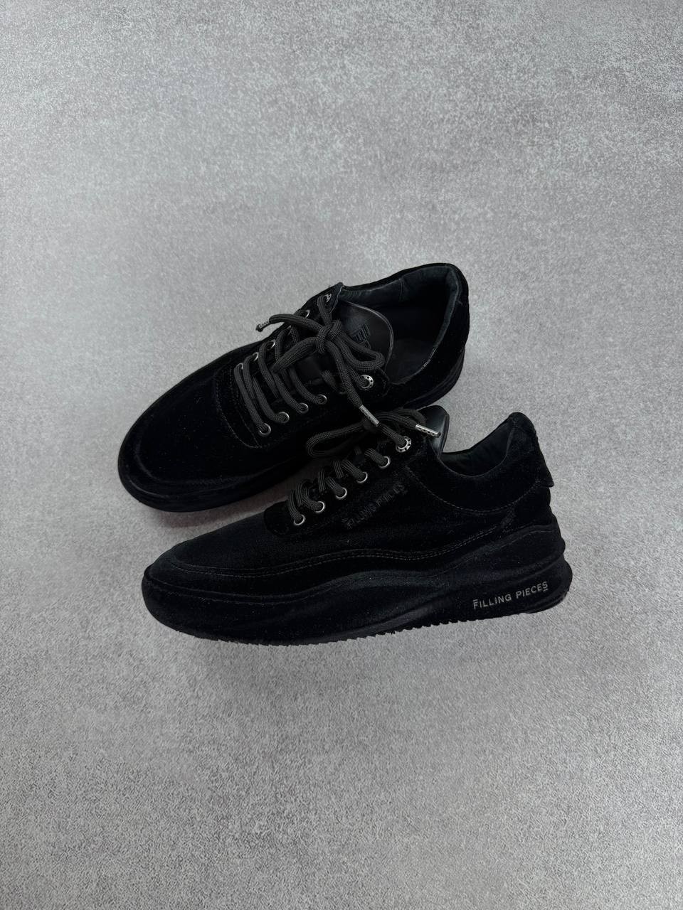 Filling Pieces Low Eva Velvet Black Sneakers Size 38 Duties Paid (USA)