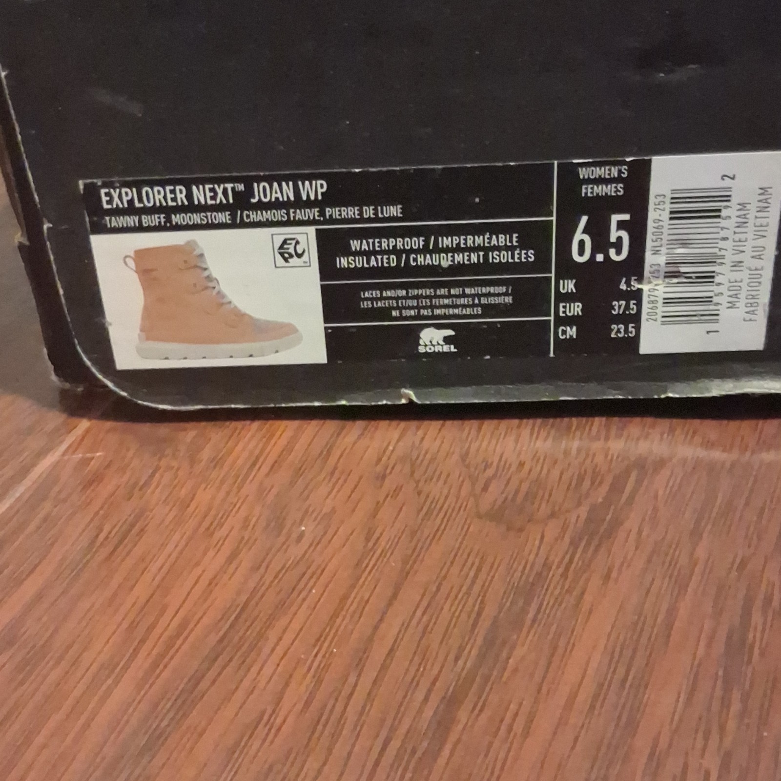 Sorel Explorer Next Joan WP Women’s Waterproof Insulated Boots Brown/Gray 6.5