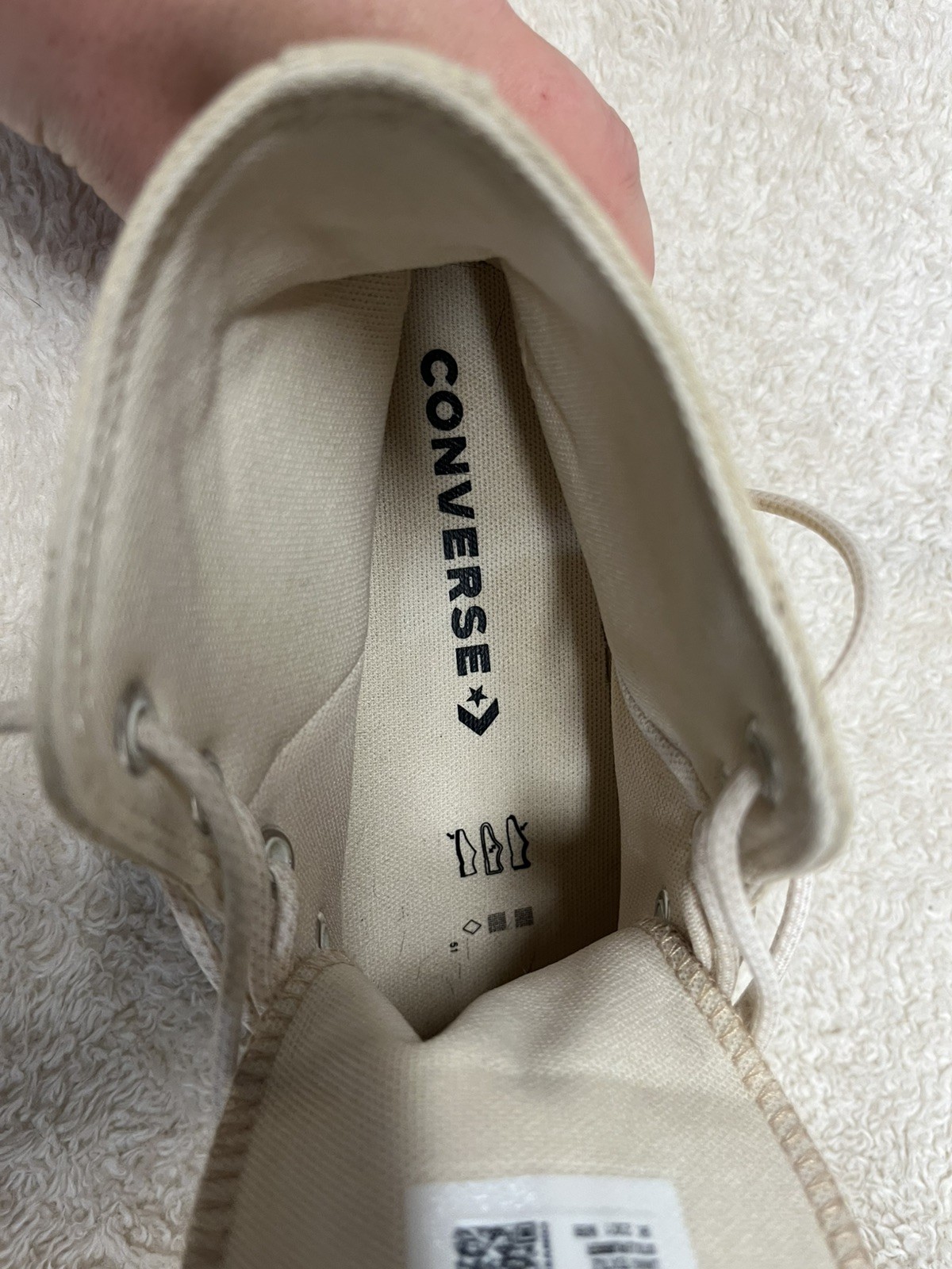 Converse All Star Lift Platform High Top A06092C Oatmeal Womens 8.5