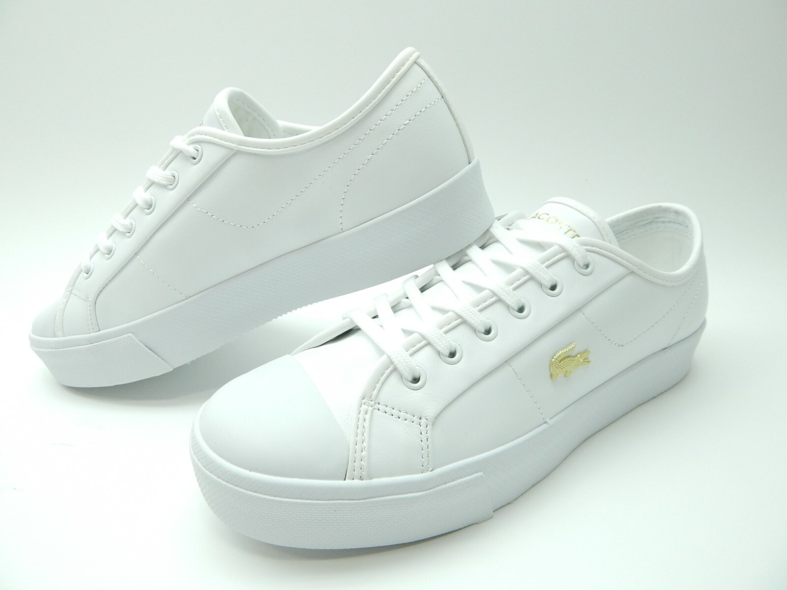 LACOSTE WOMEN’S ZIANE PLUS GRAND 1201 WHITE SHOES